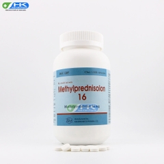 Methylprednisolone 16mg - Chai 1000 viên nén - KhaPharco Pharm(Methylprednisolone 16mg)