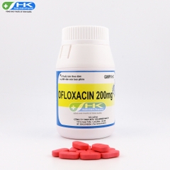 Ofloxacin 200mg - Chai 200 viên nén - Armephaco(Ofloxacin 200mg)
