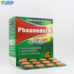 Phaanedol cảm cúm - Hộp 15 vỉ x 12 viên - NIC Pharma (Paracetamol 500mg; Cafein 25mg; Phenylephrine HCl 5mg)