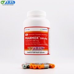 Pharmox 500mg - Chai 200 viên nang cứng - Imexpharm(Amoxicilin 500mg)