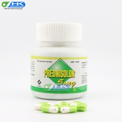 Prednison - Chai 200 viên nang - VidiPha (Prednison 5mg)
