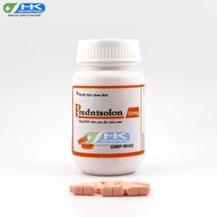Prednisolon 5mg - Chai 200 viên nén màu cam - TiPharco (Prednisolon 5mg)