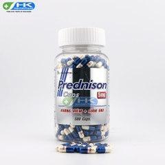 Prednison - Chai 500 viên nang - NIC Pharma(Prednison 5mg)
