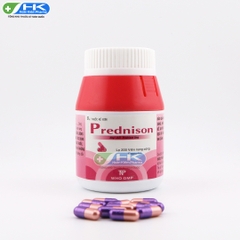 Prednison - Chai 200 viên nang - Thành Nam Pharma (Prednison 5mg)