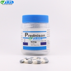 Prednison 5mg - Chai 200 viên nang trắng ghi - Thành Nam Pharma(Prednisolon 5mg)