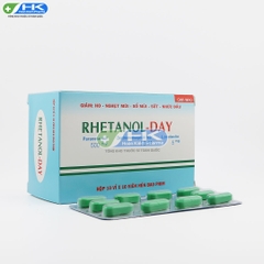 Rhetanol-Day - Hộp 10 vỉ x 10 viên nén - DonaiPharm(Paracetamol 500mg; Dextromethorphan HBr 15mg; Loratadin 5mg)