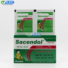 Sacendol 325 - Hộp 50 gói x 1g - Vacopharm (Paracetamol 325mg)