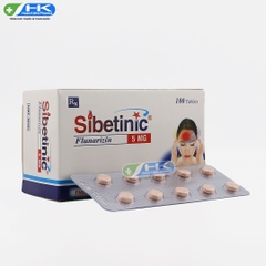 Sibetinic -Hộp 10 vỉ x 10 viên nén - NIC Pharma (Flunarizin 5mg)