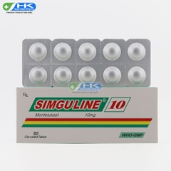 Simguline 10 - Hộp 3 vỉ x 10 viên - NIC Pharma (Montelukast 10mg)