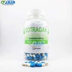Sotragan - Chai 500 viên nang - S.Pharm(Paracetamol 500 mg)