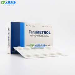 TanaMetrol - Hộp 3 vỉ x 10 viên nén dài - Thành Nam Pharma(Methylprednisolon 16mg)
