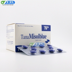 Tana Misolblue - Hộp 10 vỉ x 10 viên nén bao đường - Thành Nam Pharma (Methylene blue 20mg; Camphor 20mg)