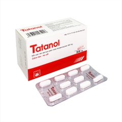 Tatanol 500mg  - Hộp 10 vỉ x 10 viên nén - PymePharco (Acetaminophen 500mg)