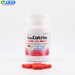 Tidacotrim 480 - Chai 150 viên nén - Dược phẩm Thành Nam (Sulfamethoxazol 400mg; Trimethoprim 80mg)