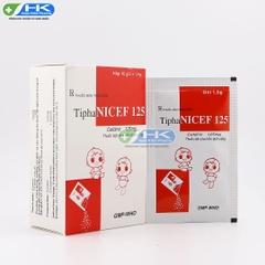 Tiphanicef 125 - Hộp 10 gói x 1,5g - TiPharco (Cefdinir 125mg)