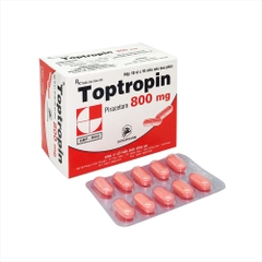Toptropin 800 - Hộp 10 vỉ x 10 viên nén - DonaiPharm (Piracetam 800mg)