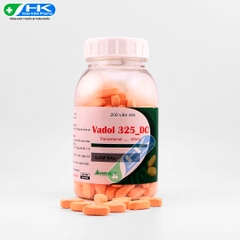 Vadol 325 DC - Chai 200 viên nén - Vacopharm(Paracetamol 325mg)