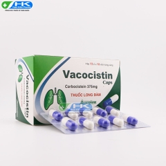 Vacosistin - Hộp 10 vỉ x 10 viên nang cứng - VacoPharm (Carbocistein 375mg)