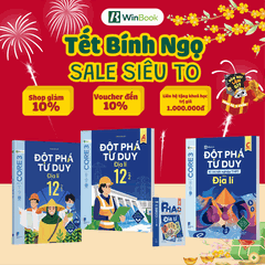 [COMBO ÔN TỐT NGHIỆP] Bộ 4 cuốn sách P.H.A.O Địa lí, Đột phá tư duy Địa lí 12 (2 tập) và Đột phá tư duy kì thi TN THPT môn Địa lí - Ôn từ lấy gốc đến nâng cao - Chính hãng WinBook