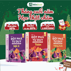 [COMBO TỐT NGHIỆP A01] Bộ 3 cuốn sách Đột phá tư duy kì thi tốt nghiệp THPT môn Toán, Lí, Anh - Ôn thi cấp tốc - Chính hãng WinBook