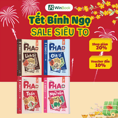 [COMBO PHAO CỨU SINH] Bộ 4 cuốn sách P.H.A.O (Pro Hacks for Academic Overload) Ôn luyện thi tốt nghiệp THPT ĐGNL Toán, Văn, Sử, Địa - Ôn lí thuyết cấp tốc - Chính hãng WinBook