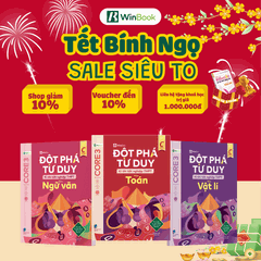 Combo 3 cuốn sách Đột phá tư duy kì thi tốt nghiệp THPT môn Toán, Lí, Văn - Ôn thi khối C01 cấp tốc | WinBook