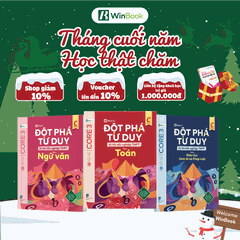 [COMBO ÔN TỐT NGHIỆP C14] Bộ 3 cuốn sách Đột phá tư duy kì thi tốt nghiệp THPT môn Toán, Văn, GDKTPL - Ôn thi cấp tốc - Chính hãng WinBook