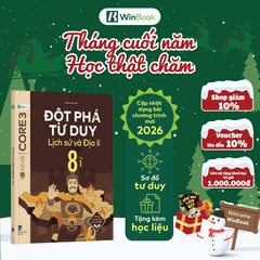Sách - Đột phá tư duy Lịch sử và Địa lí 8 - Dùng chung cho các bộ SGK - Giúp con tự học tốt - Chính hãng WinBook