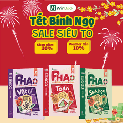 [Ôn thi THPT] Combo 3 cuốn sách P.H.A.O khối A02 lí thuyết trọng tâm TN THPT ĐGNL môn Toán, Lí, Sinh - WinBook