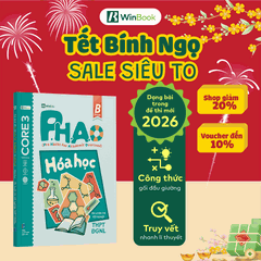 Sách P.H.A.O Hoá học Ôn luyện thi tốt nghiệp THPT, ĐGNL - Trợ thủ đắc lực lấy gốc lí thuyết | WinBook