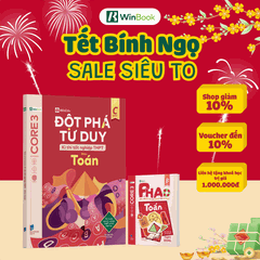 [COMBO ÔN TỐT NGHIỆP] Bộ 2 cuốn sách P.H.A.O (Pro Hacks for Academic Overload) Toán và Đột phá tư duy kì thi TN THPT môn Toán - Ôn tập nước rút - Chính hãng WinBook
