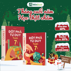 Combo Đột phá tư duy Toán 7 (2 tập) - Dùng cho mọi bộ SGK - Tự học hiệu quả | WinBook