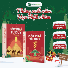 Combo Đột phá tư duy Toán 8 (2 tập) - Dùng cho mọi bộ SGK - Tự học hiệu quả | WinBook