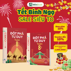 Combo Đột phá tư duy Toán 8 (2 tập) - Dùng cho mọi bộ SGK - Tự học hiệu quả | WinBook