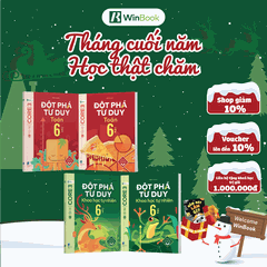 [COMBO TOÁN KHTN 6] Bộ 4 cuốn sách Đột phá tư duy Toán 6 (2 tập), Đột phá tư duy KHTN 6 (2 tập) - Giúp con tự học - Chính hãng WinBook