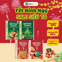 Combo Đột phá tư duy Toán 7 (2 tập), KHTN 7 (2 tập) - Dùng cho mọi bộ SGK - Tự học hiệu quả | WinBook