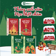 Combo Đột phá tư duy Toán 8 (2 tập), KHTN 8 (2 tập) - Dùng cho mọi bộ SGK - Tự học hiệu quả | WinBook