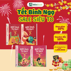 Combo Đột phá tư duy Toán 7 (2 tập), Ngữ văn 7 (2 tập) - Dùng cho mọi bộ SGK - Tự học hiệu quả | WinBook