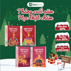 [COMBO TOÁN VĂN 9] Bộ 4 cuốn sách Đột phá tư duy Toán 9 (2 tập), Đột phá tư duy Ngữ văn 9 (2 tập) - Giúp con tự học - Chính hãng WinBook