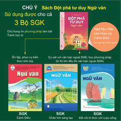 Sách - Đột phá tư duy Ngữ văn 8 - Dùng chung cho cả 3 bộ SGK (Ngữ liệu Cánh Diều)