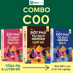 [COMBO NÂNG ĐIỂM KHỐI C00] Bộ 3 cuốn Đột phá tư duy kì thi tốt nghiệp THPT môn Văn, Sử, Địa