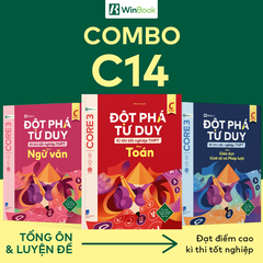 [COMBO NÂNG ĐIỂM KHỐI C14] Bộ 3 cuốn Đột phá tư duy kì thi tốt nghiệp THPT môn Toán, Văn, GDKTPL