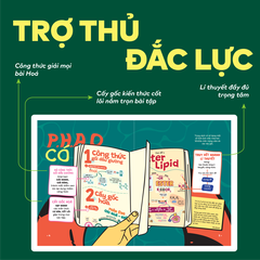 Bộ 3 sổ tay kiến thức A06 - P.H.A.O Ôn luyện thi tốt nghiệp THPT, ĐGNL môn Toán, Hóa, Địa - Bám sát kì thi 2027 | WinBook
