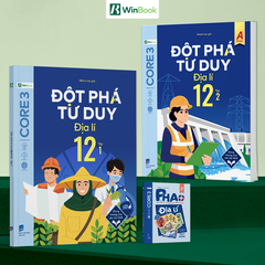 [COMBO] Bộ 3 cuốn P.H.A.O Địa Lí Ôn luyện thi tốt nghiệp THPT, ĐGNL và Đột phá tư duy Địa Lí 12 (2 tập)