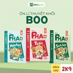 Bộ 3 sổ tay kiến thức B00- P.H.A.O Ôn luyện thi tốt nghiệp THPT, ĐGNL môn Toán, Hóa, Sinh - Bám sát kì thi 2027 | WinBook