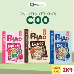 Bộ 3 sổ tay kiến thức C00- P.H.A.O Ôn luyện thi tốt nghiệp THPT, ĐGNL môn Văn, Sử, Địa - Bám sát kì thi 2027 | WinBook