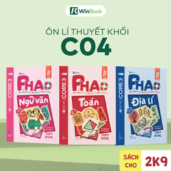 Bộ 3 sổ tay kiến thức C04 - P.H.A.O Ôn luyện thi tốt nghiệp THPT, ĐGNL môn Toán, Văn, Địa - Bám sát kì thi 2027 | WinBook