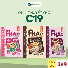 Bộ 3 sổ tay kiến thức C19 - P.H.A.O Ôn luyện thi tốt nghiệp THPT, ĐGNL môn Văn, Sử, KTPL - Bám sát kì thi 2027 | WinBook