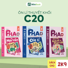 Bộ 3 sổ tay kiến thức C20 - P.H.A.O Ôn luyện thi tốt nghiệp THPT, ĐGNL môn Văn, Địa, KTPL - Bám sát kì thi 2027 | WinBook