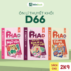 Bộ 3 sổ tay kiến thức D66 - P.H.A.O Ôn luyện thi tốt nghiệp THPT, ĐGNL môn Văn, KTPL, Anh - Bám sát kì thi 2027 | WinBook
